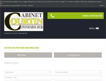 Tablet Screenshot of cabinet-courtin.com